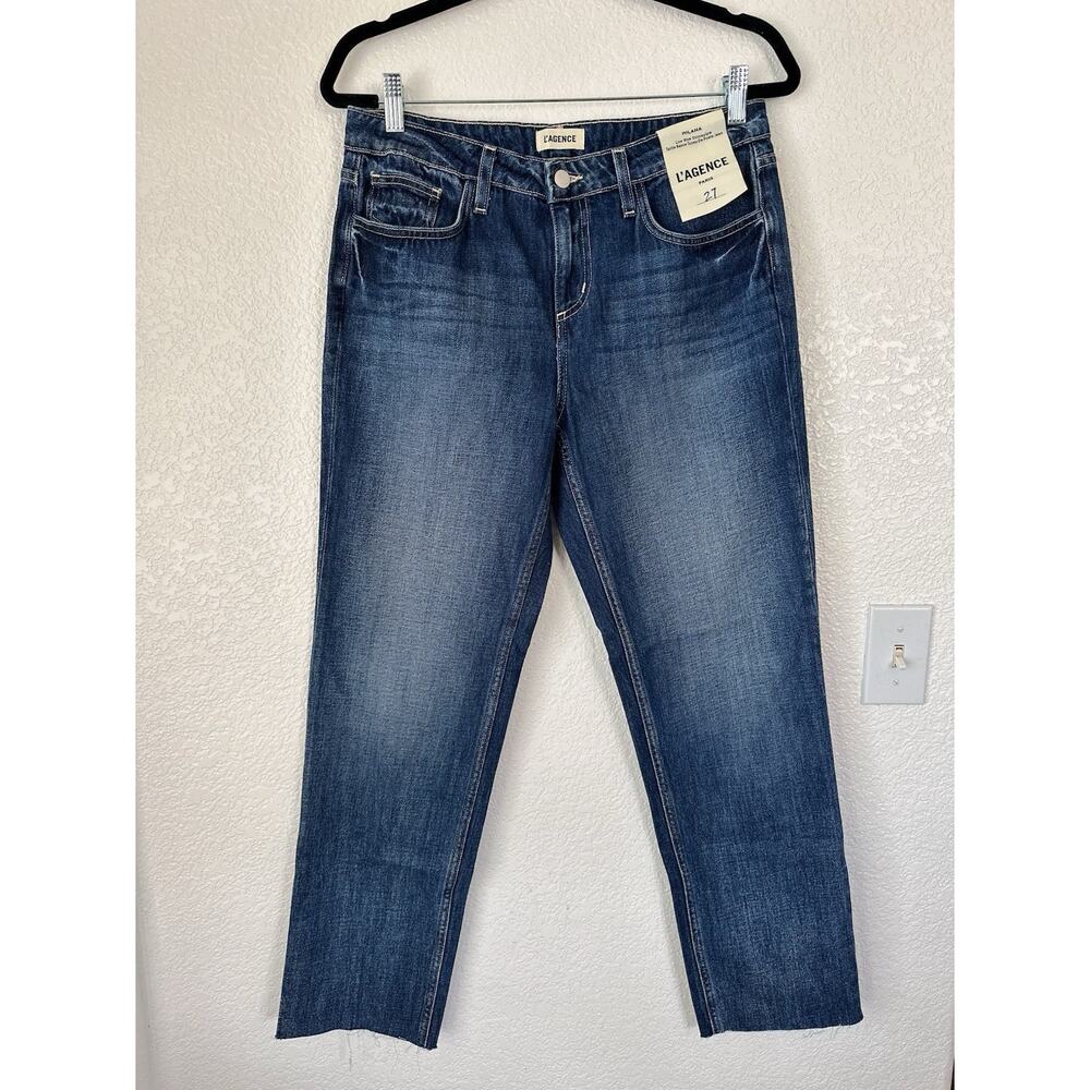 $285 L'AGENCE Women's Milana Low Rise 90s Stovepipe Jeans Size 27 NWT